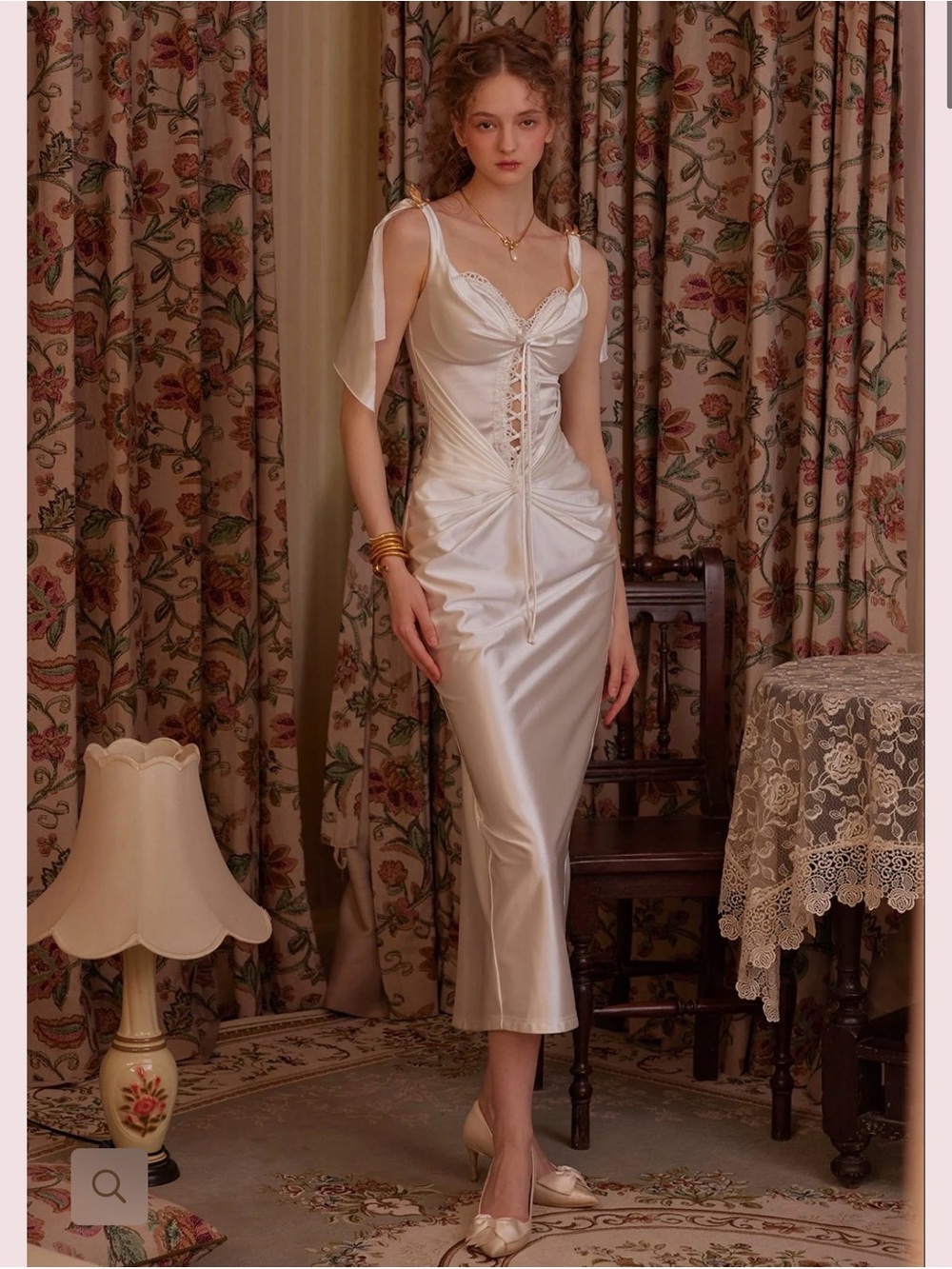 LaceMade St. Phoenix Corset Dress size Small Bride Wedding Fairy Regency Party - Picture 1 of 16